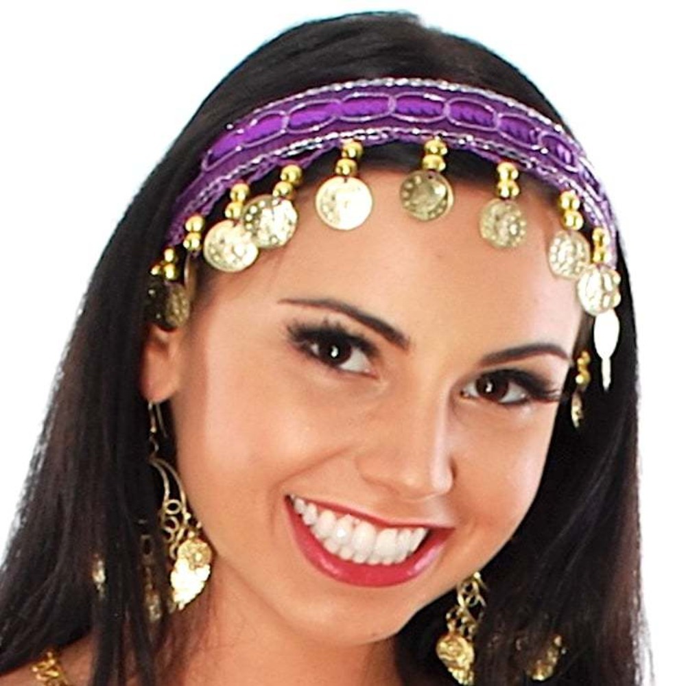 Ethnic Fashion India - ファッションプラスチックヘアフープ多色エスニックヘッドピースヘッドバンドインディアンダンス