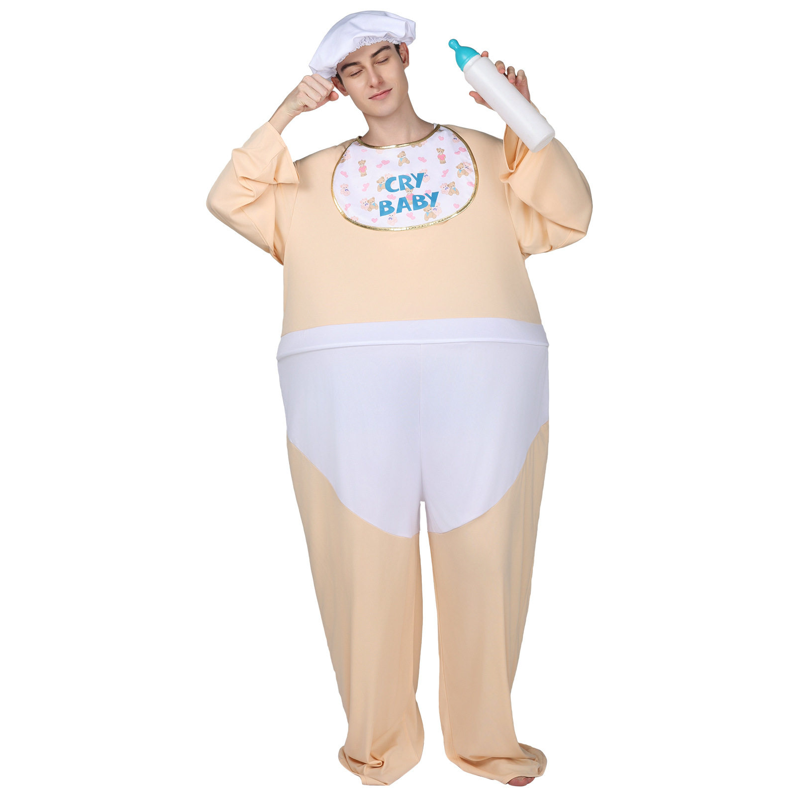 Ethnic Fashion For Ladies - 大人用コスプレ 巨大な赤ちゃんの衣装 ハロウィンパーティー ステージパフォーマンスコスチューム 面白い着ぐるみ エスニックウェア