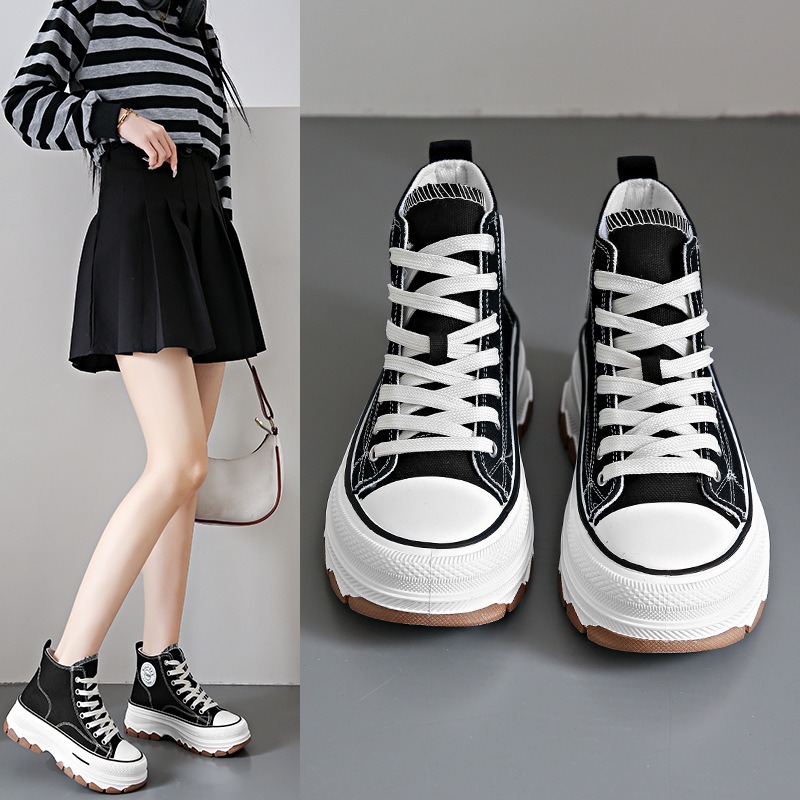 女性用ハイトップスニーカー,レース付きカジュアルスニーカー, - Vans Shoes Old Skool のレビューと価格
