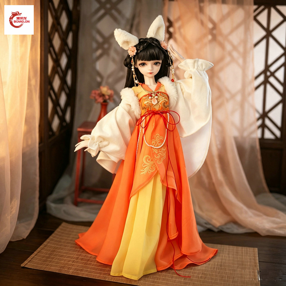 手作り1/3 BJDドール フルセット 大型60cm レッド - Ethnic Fashion Model のレビューと価格